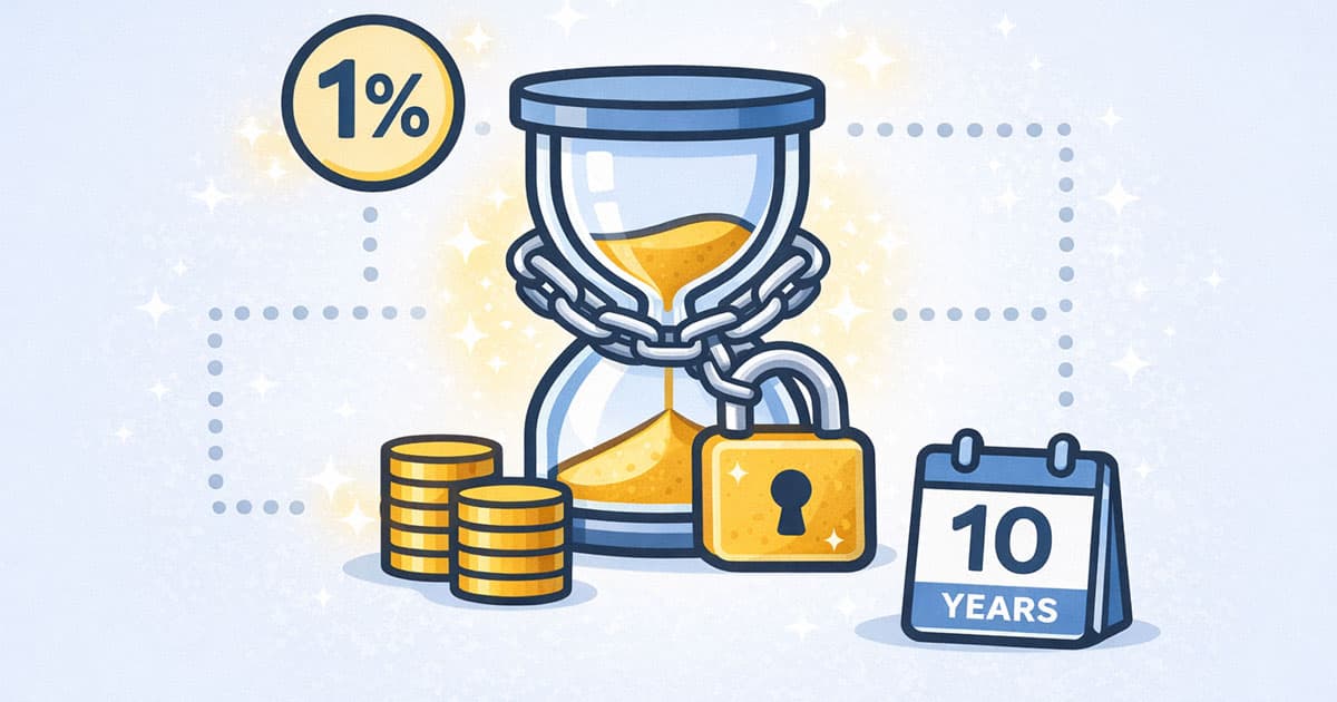 Why Does the Founder Hold Only 1%, Locked for 10 Years?